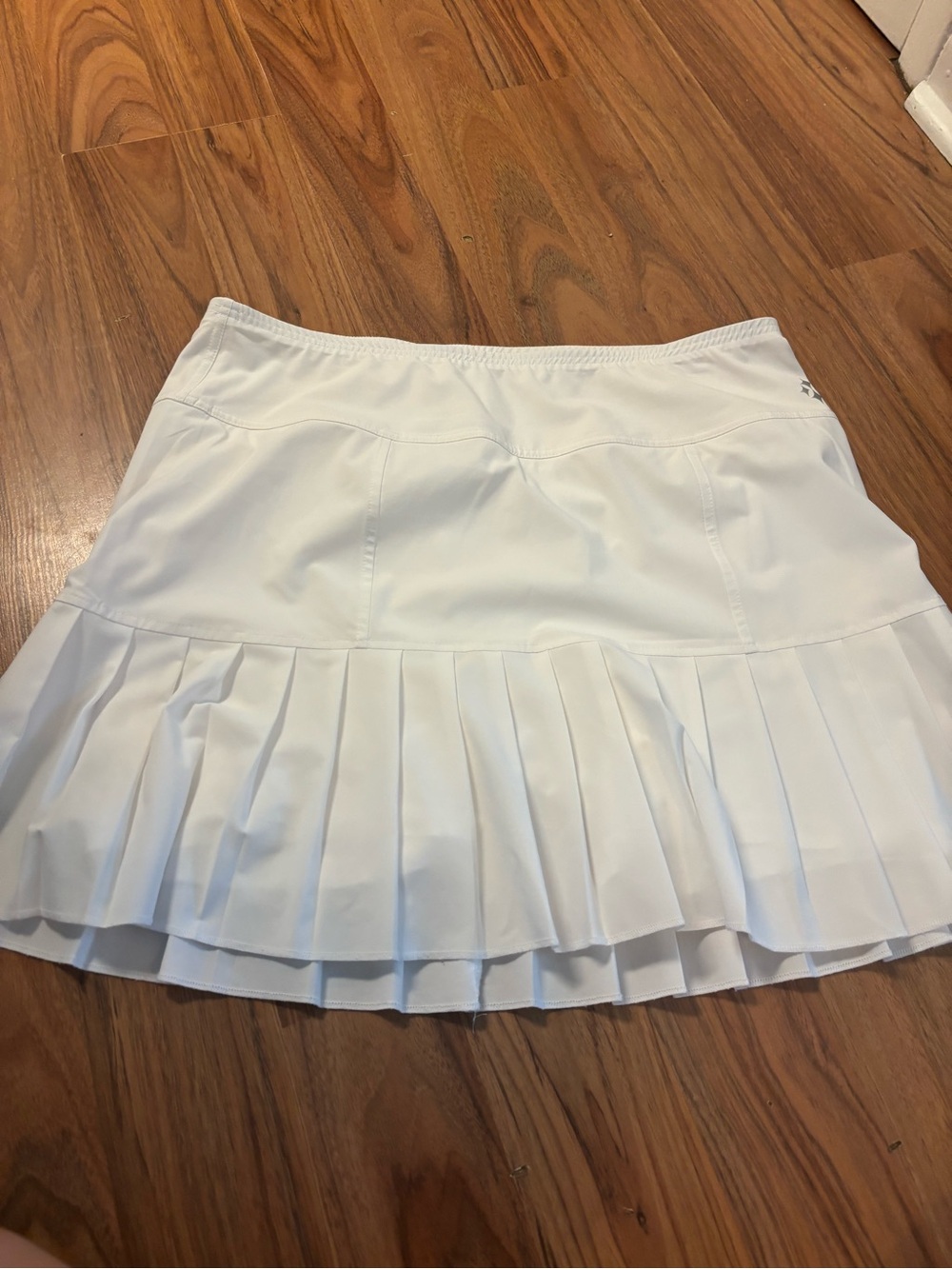 Jofit White Pleated Active Tennis Skirt